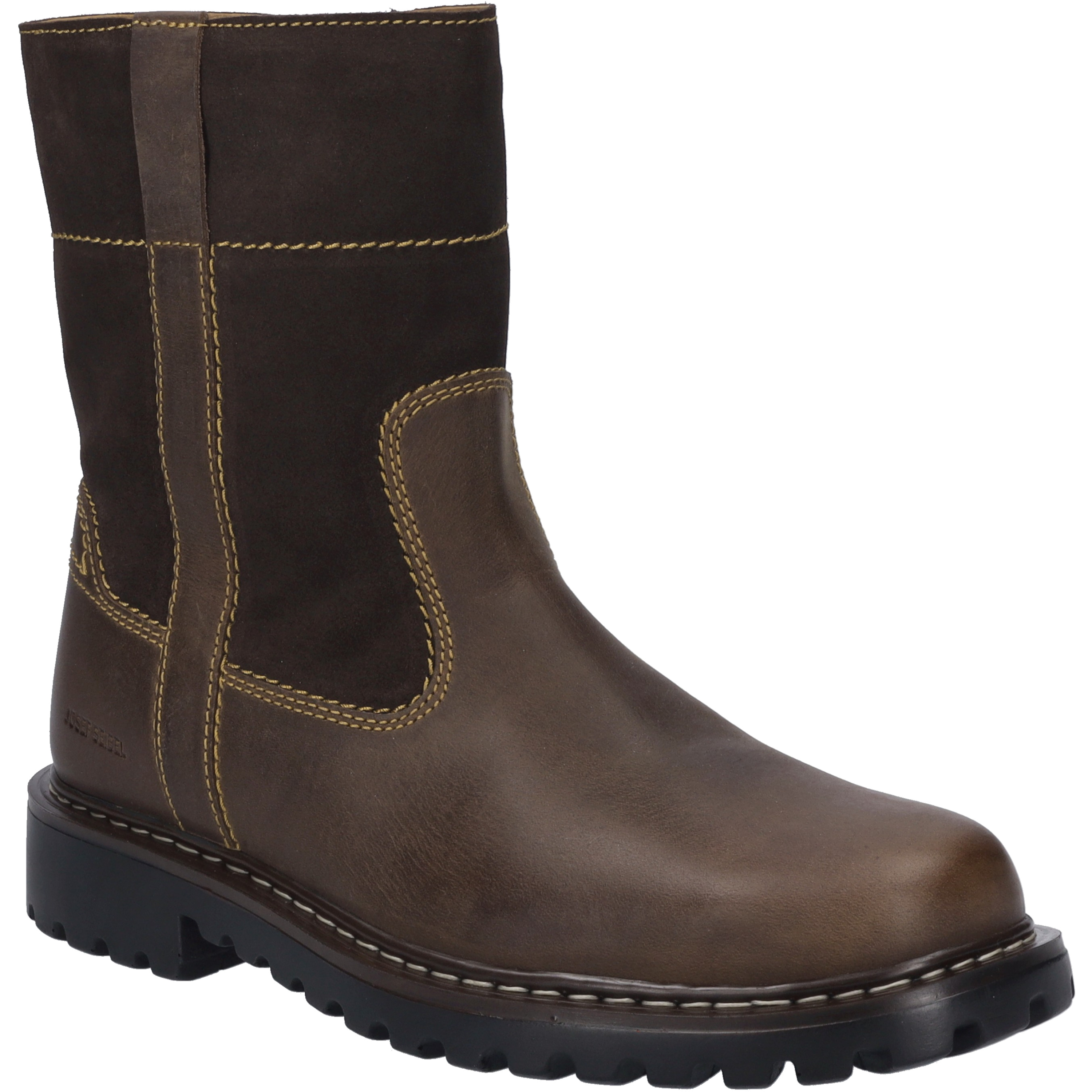 Stiefel JOSEF SEIBEL "Chance, braun", Herren, Gr. 49, braun (moro), Obermaterial: 100% Rindsleder Leather cow., Schuhe Stiefel