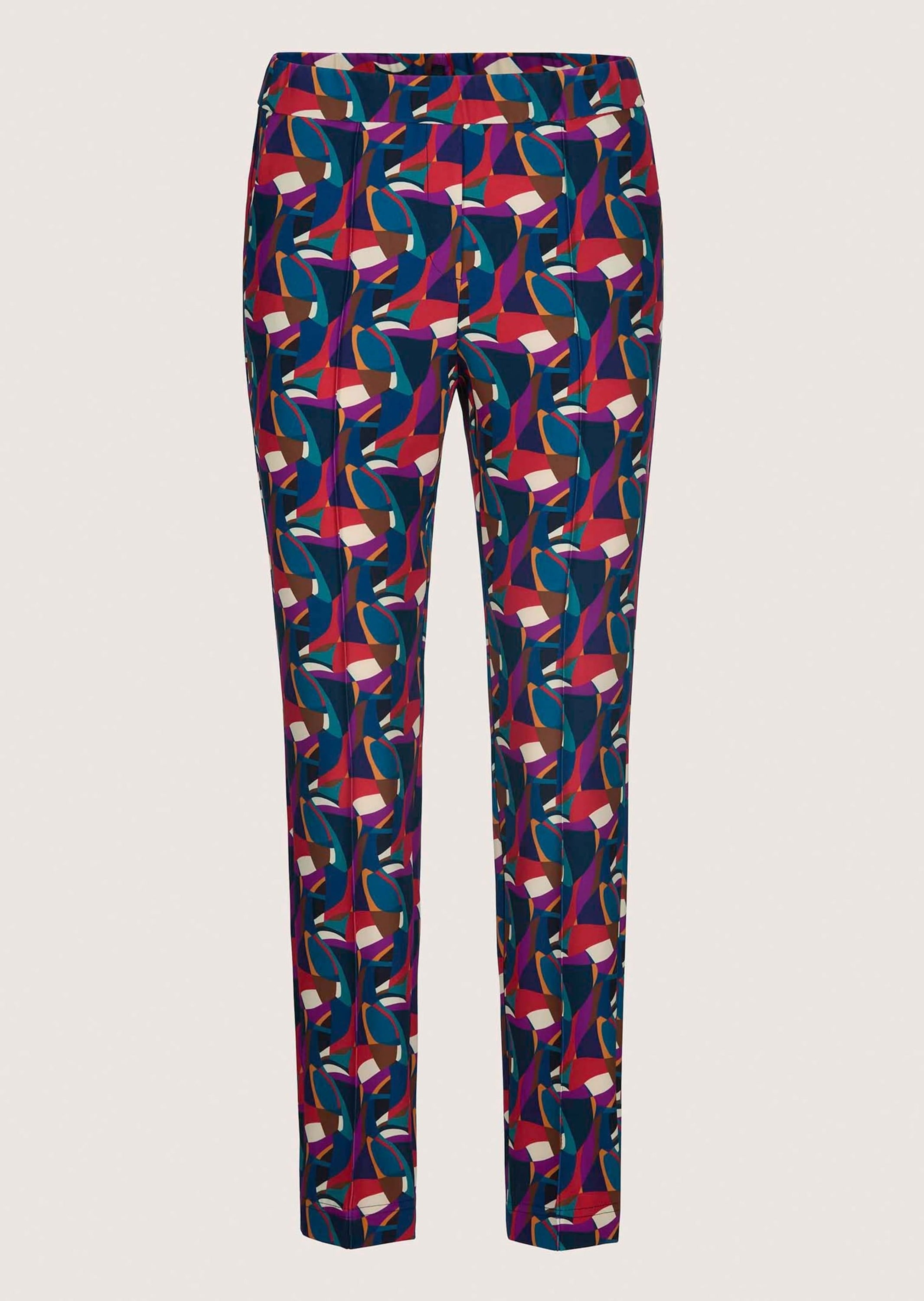 Schlupfhose ALBA MODA "Hose Hose", Damen, Gr. 34, N-Gr, bunt, Obermaterial: 90% Polyester PES. 10% Elasthan EL., Hosen Schlupfhose