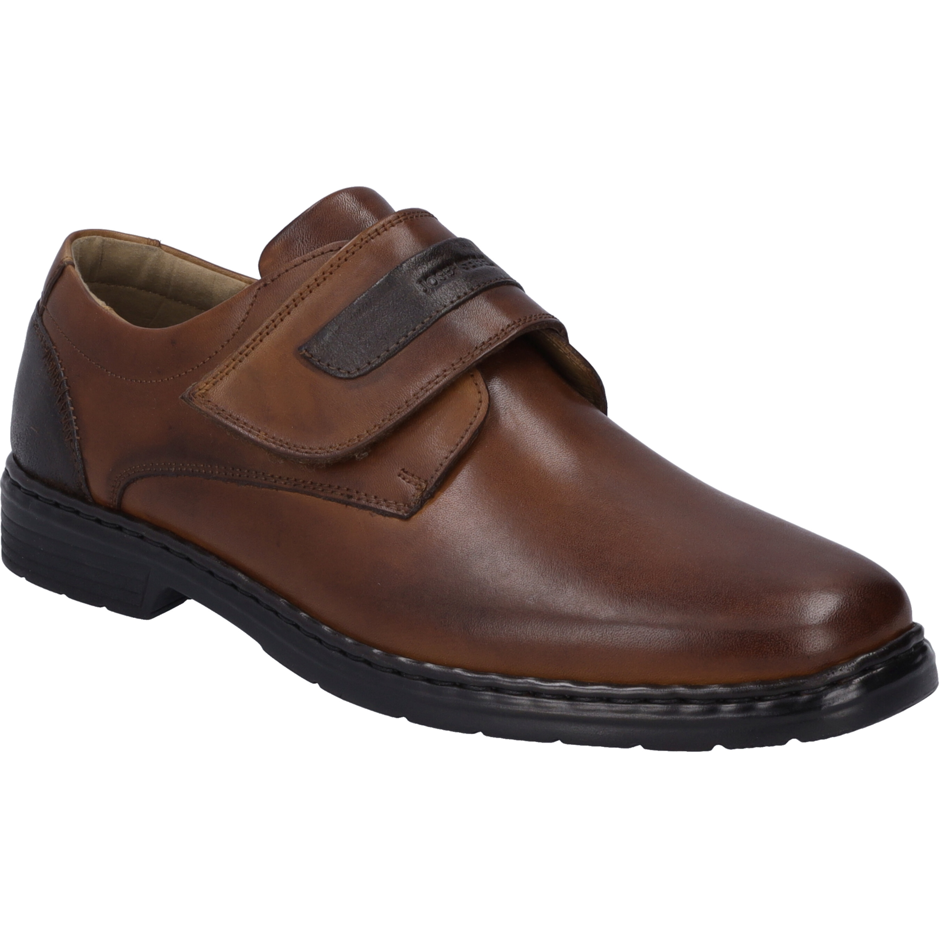 Slipper JOSEF SEIBEL "Alastair 02, cognac-kombi", Herren, Gr. 39, braun (cognac, kombi), Obermaterial: 100% Rindsleder Leather cow., Schuhe Slipper