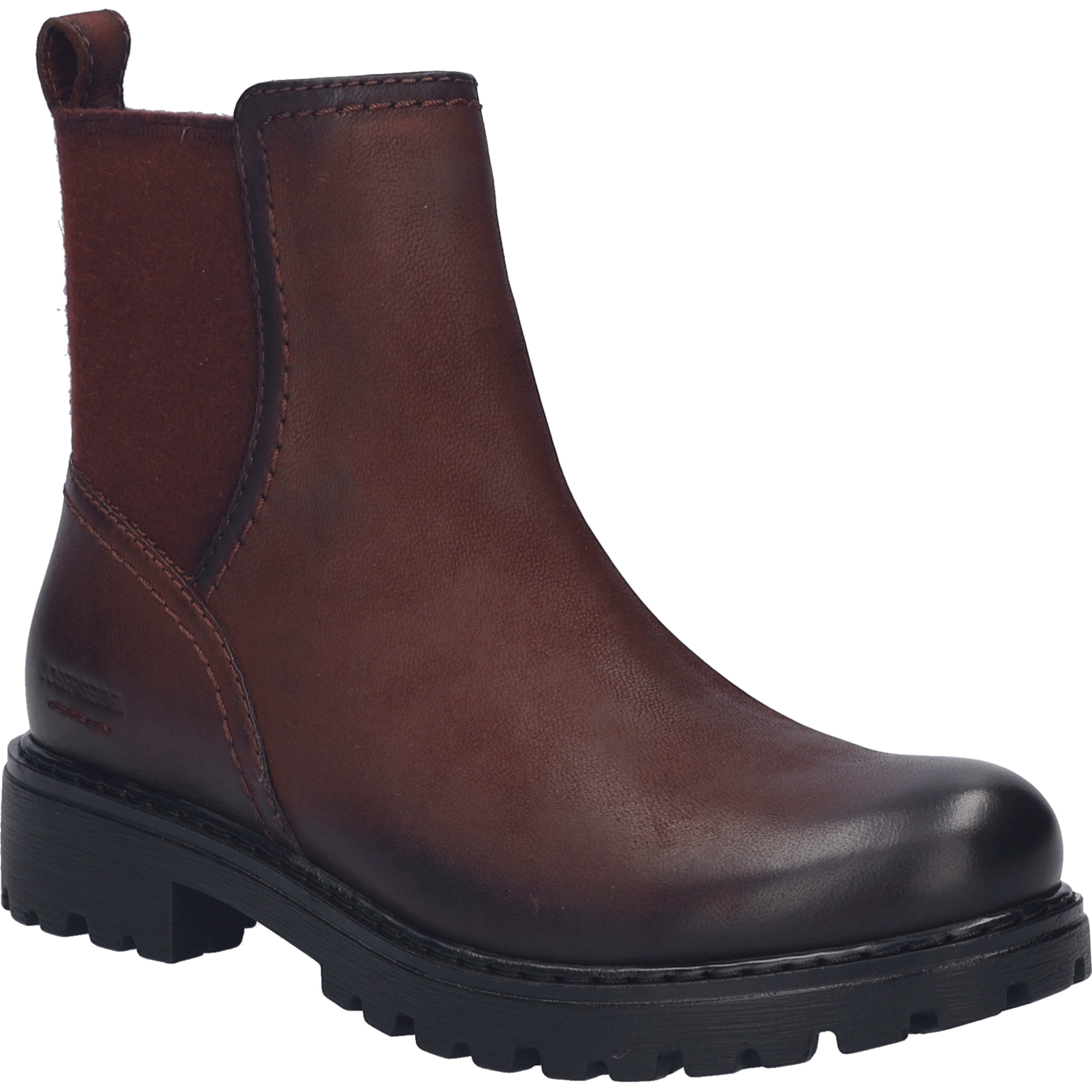 Stiefelette JOSEF SEIBEL "Melinda 30, bordeaux", Damen, Gr. 42, rot (bordeaux), Obermaterial: 100% Rindsleder Leather cow., Schuhe Stiefelette