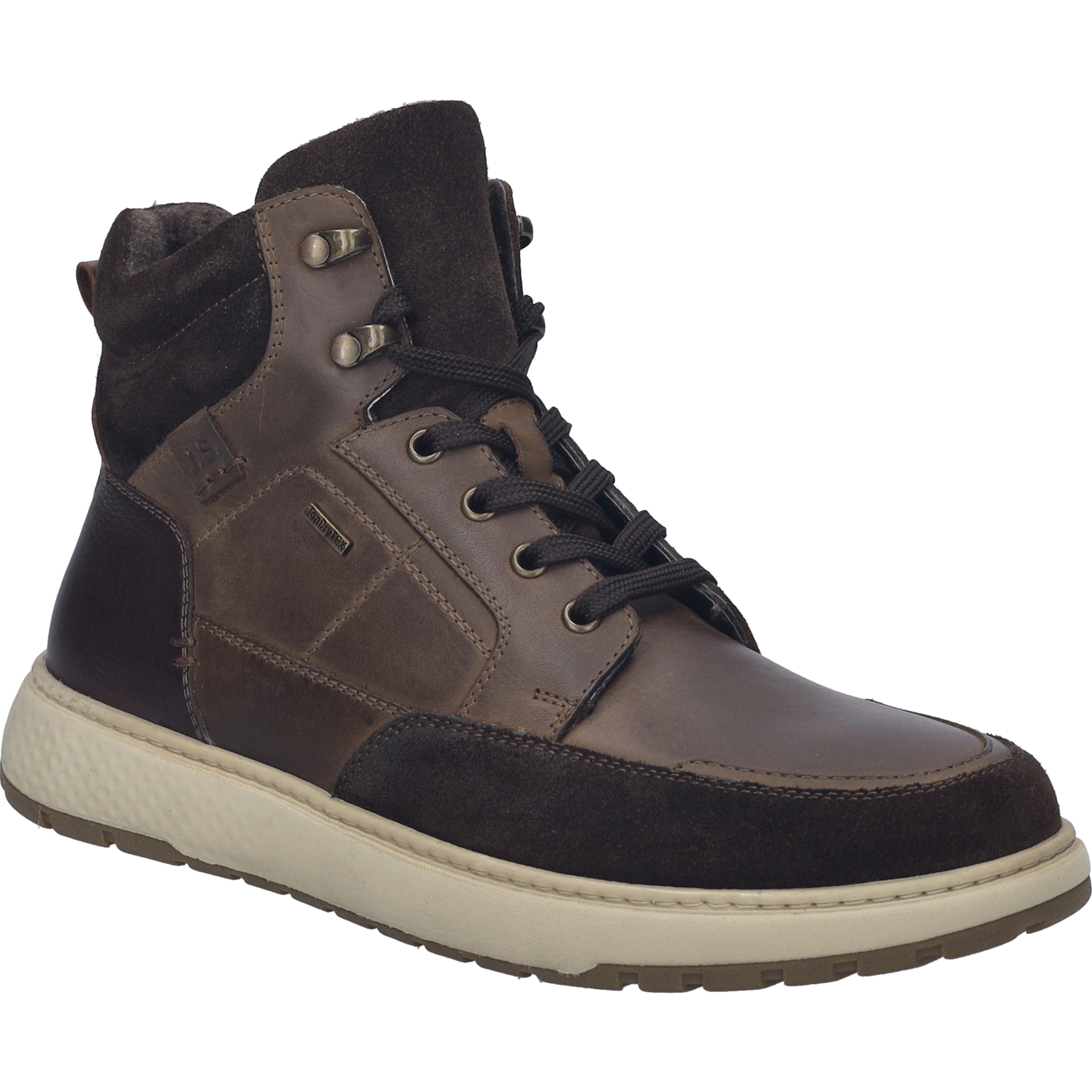 Stiefelette JOSEF SEIBEL "Clayton 50, brasil-multi", Herren, Gr. 41, braun (brasil, multi), Obermaterial: 100% Rindsleder Leather cow., Schuhe Stiefelette