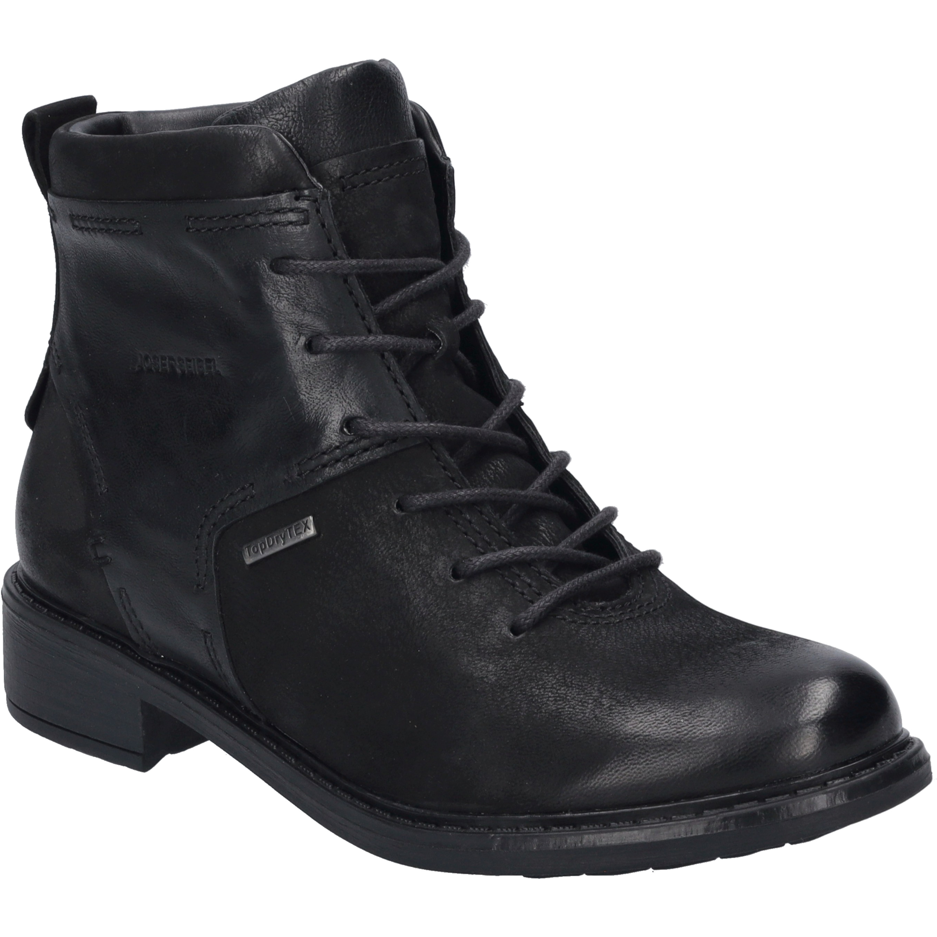 Stiefelette JOSEF SEIBEL "Selena 50, schwarz", Damen, Gr. 41, schwarz, Obermaterial: 100% Rindsleder Leather cow., Schuhe Stiefelette