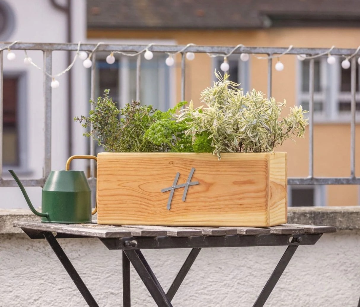 Hochbeet URBAN HOCHBEET "Kräuterbeet Küche Fensterbank Pflanzkasten Topf", braun, Pflanzgefäße Image