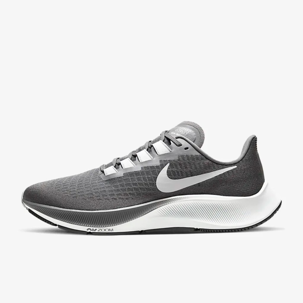 Nike Shoes | [New] Men's Nike Air Zoom Pegasus 37 Running Shoes Size 8 Bq9646-009 | Color: Gray | Size: 8