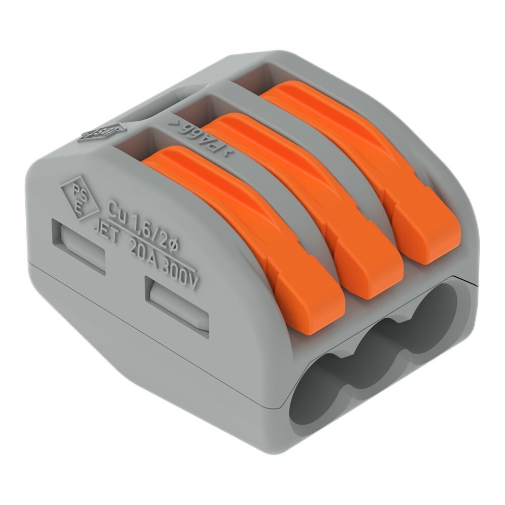 50 Stk. WAGO GmbH & Co. KG Verbindungsklemme 222-413 Image