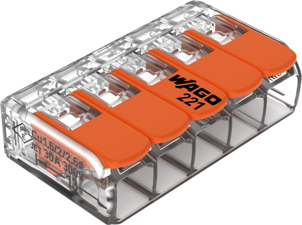 15 Stk. WAGO GmbH & Co. KG Compact-Verbindungsklemme 221-615 Image