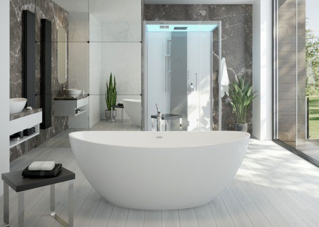 Hoesch Badewanne Namur 1900x900 freistehend 4403.109305 Image