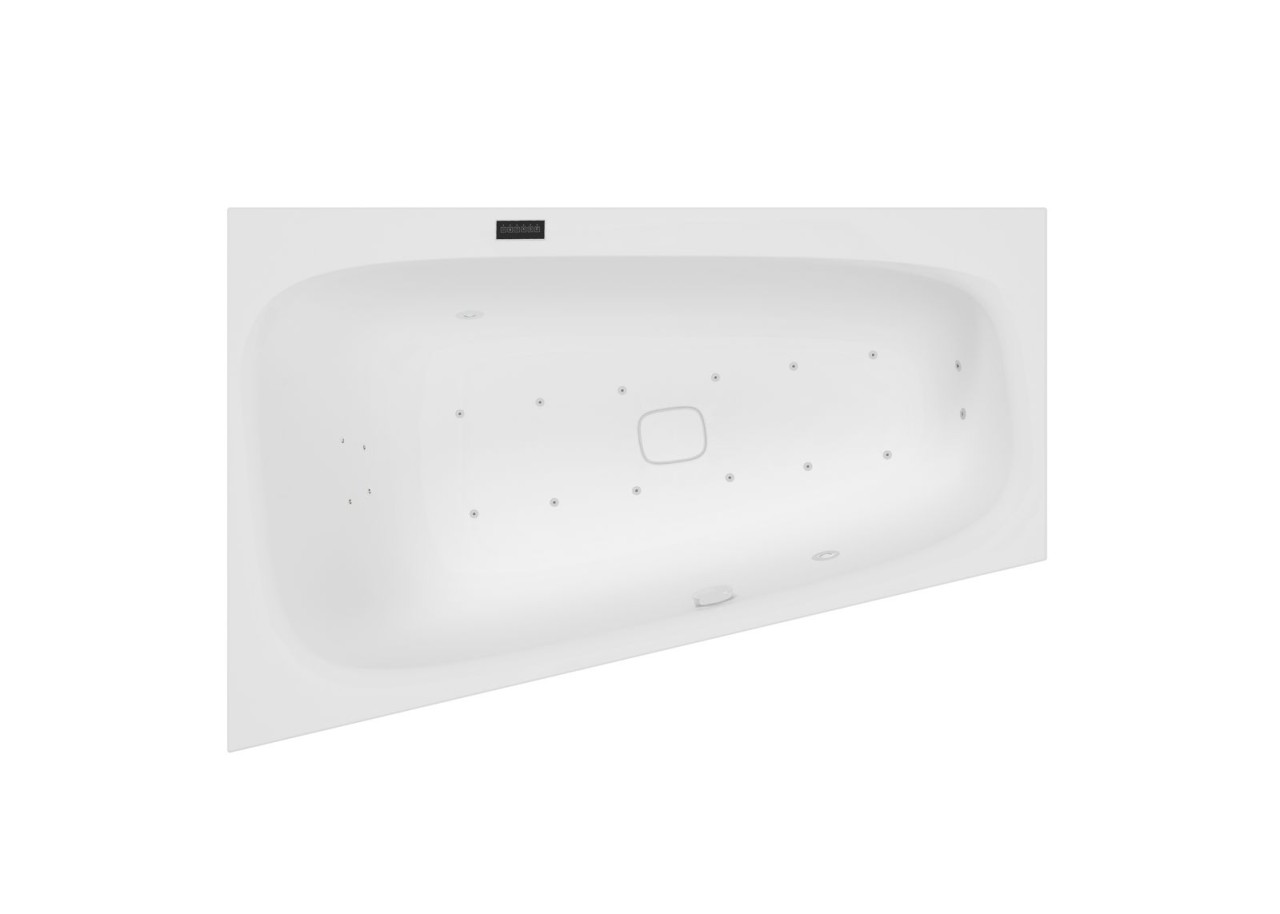 Hoesch Whirlpool iSensi Trapez 1700x1000 Monolith links 3873i.110310002 Image