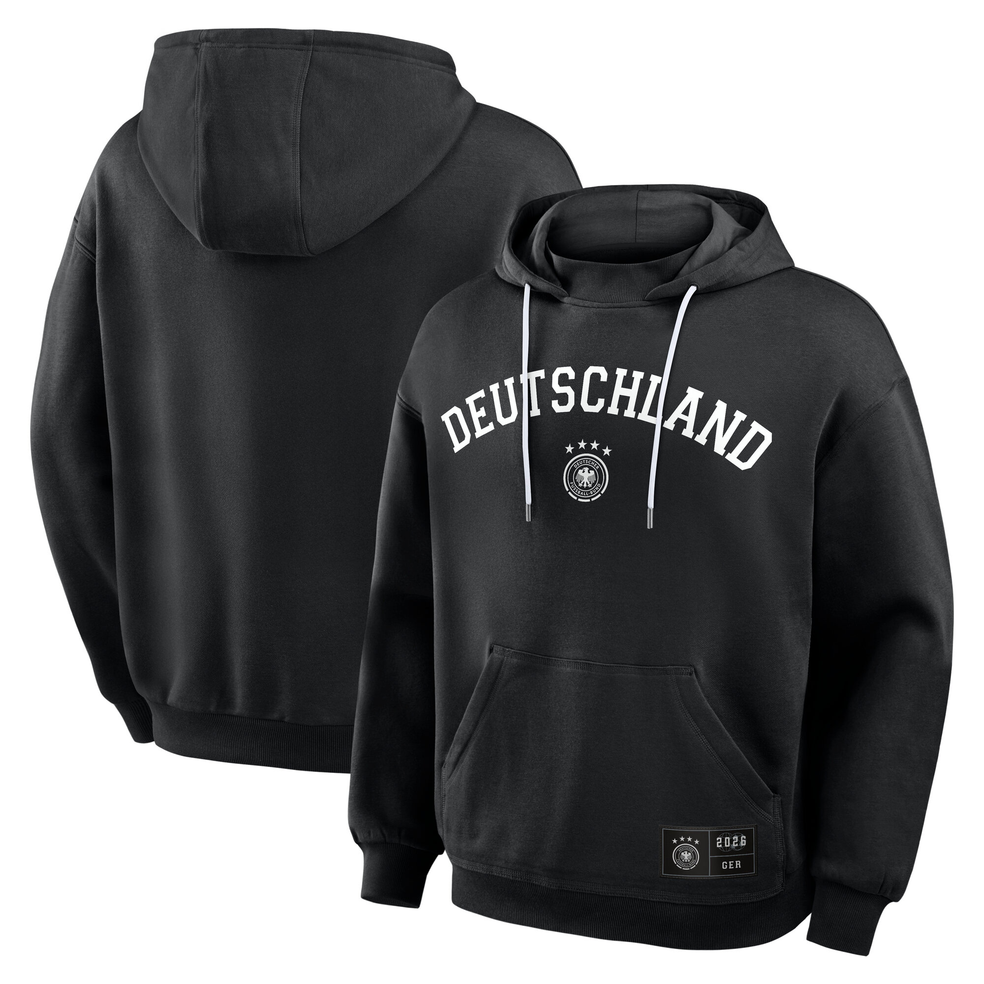 DFB Oversized Hoodie – Schwarz – Herren Image