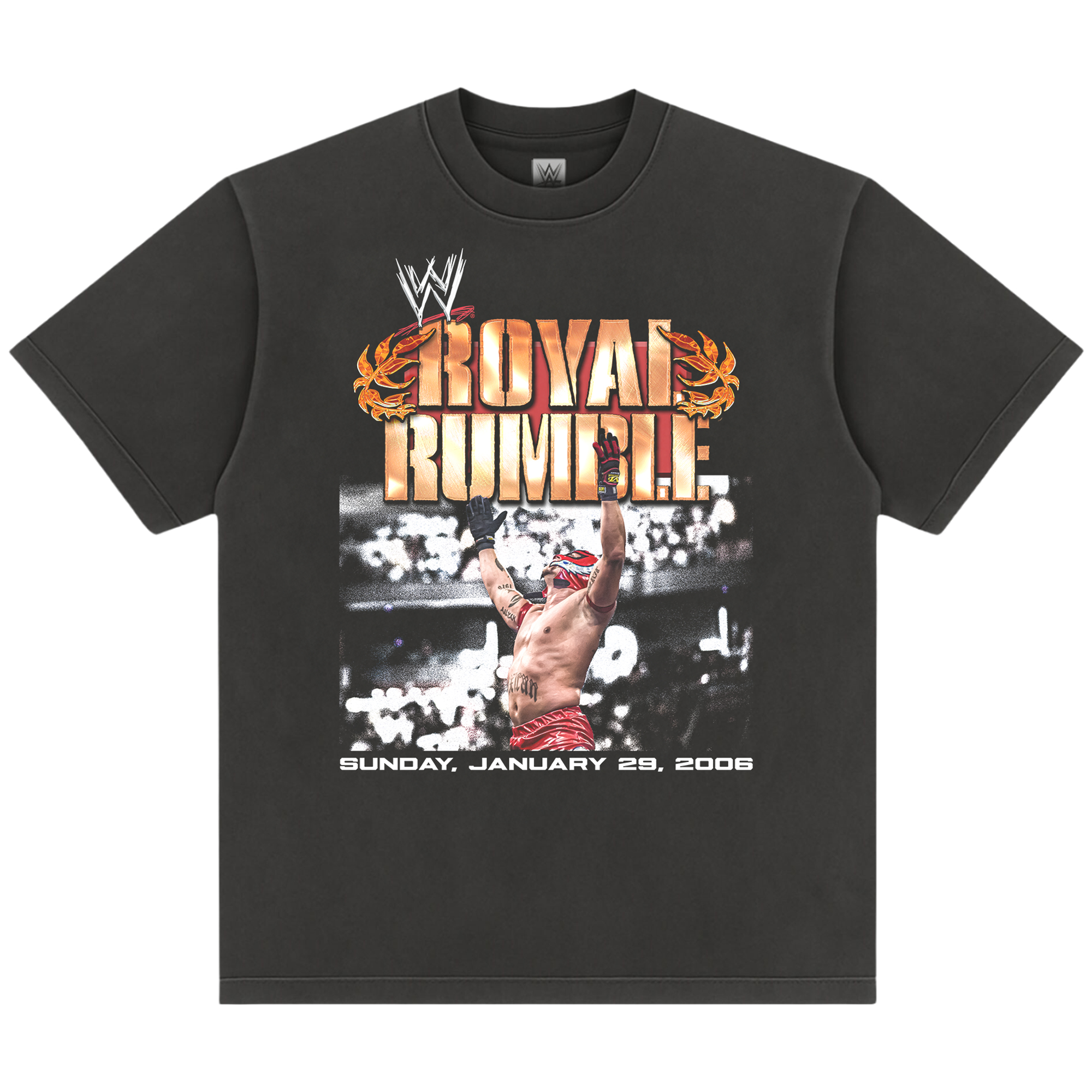 Schwarzes Rey Mysterio Royal Rumble 2006 Boxy T-Shirt für Herren Image