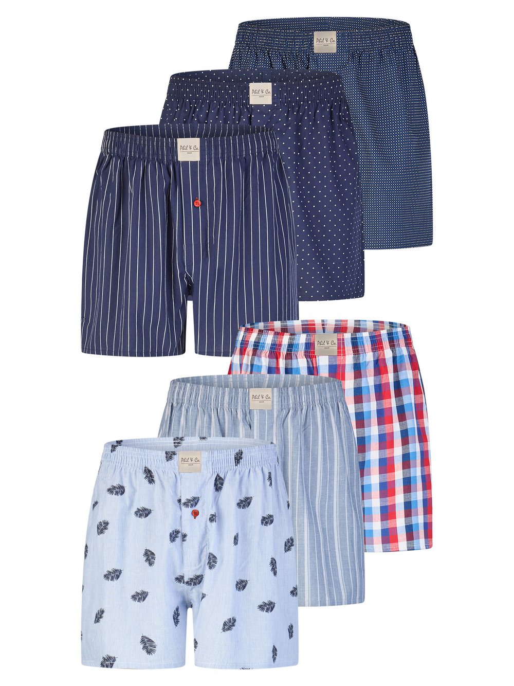 Phil & Co. Berlin Boxer Herren mehrfarbig, XL Image