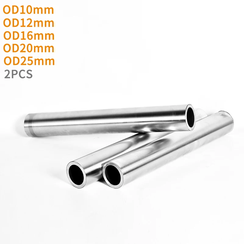 2pc od10mm 12mm 16mm 20mm 25mm hohler linearer Wellen zylinder optisch 200 300 500 mm lange gehärtete verchromte Hohlstab-CNC-Teile Image