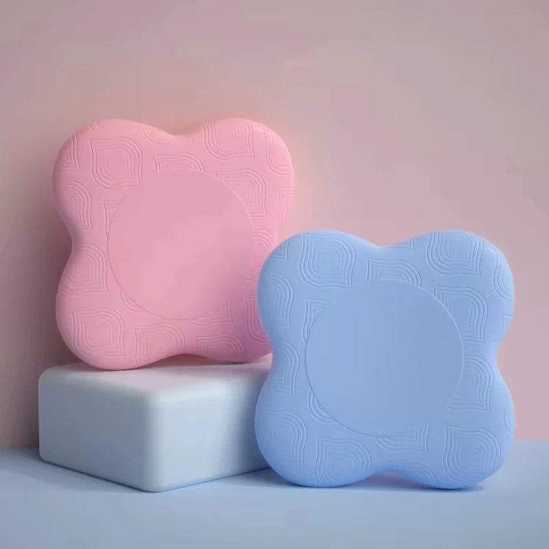 2pc Pilates Yoga Knie Pad Handgelenk Hand Schutz Pad Nicht-slip Yoga Matte Solide Weiche TPE Schaum Flache unterstützung Pad Fitness Zubehör Image