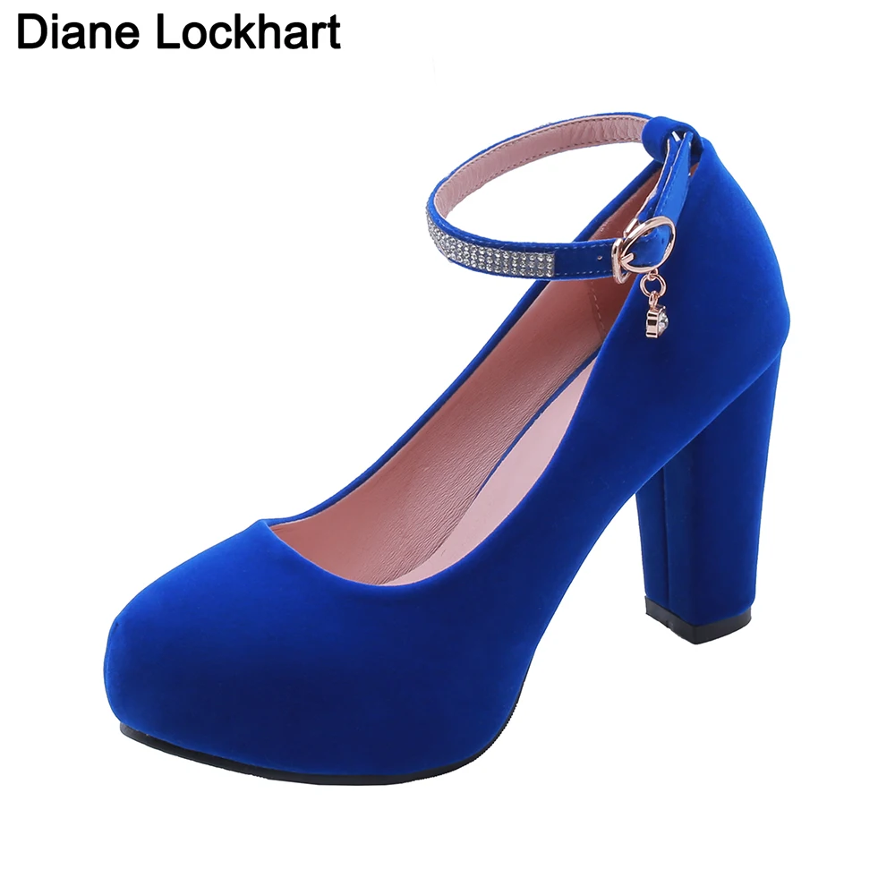 Neue Frauen Bling High Heels Weibliche Samt Schuhe Plattform Untere Pumpen Damen Abendkleid Hochzeit Partei Schuhe Große Größe 43 44