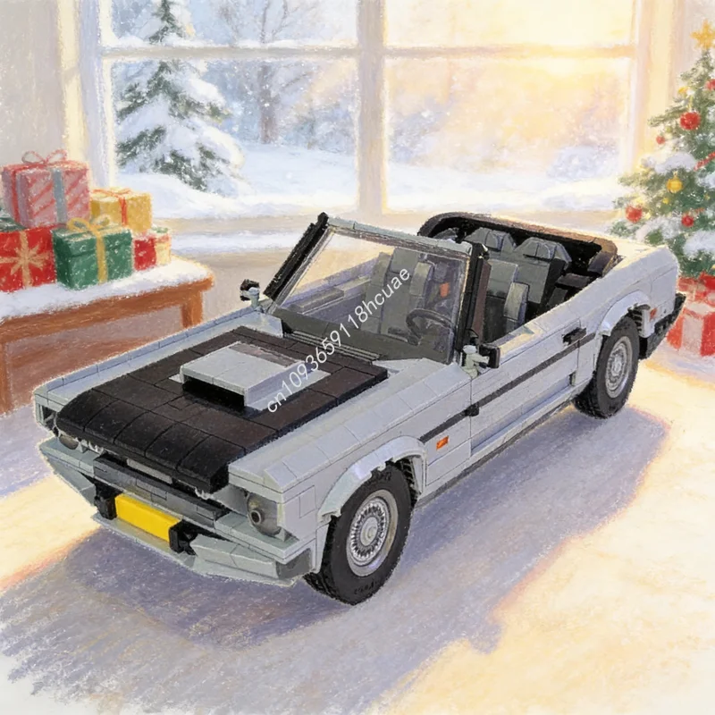 1226 Teile MOC Creator Expert Forded Mustang Modellbausatz Spielzeug Weihnachtsgeschenk Konstruktion Zusammenbau Kreative DIY-Idee Image