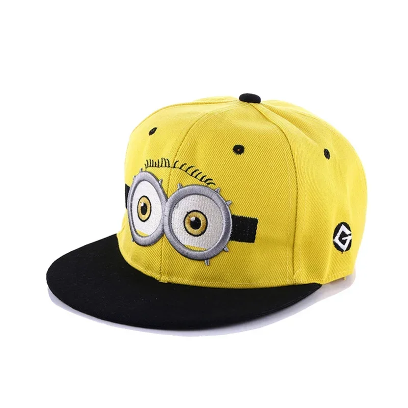 Minioned Baseball Cap Anime Kinder Erwachsene Lustige Reise Hip Hop Sonnenblenden Kawaii Hüte Jungen Mädchen Cartoon Gestickte Hut Kinder Geschenk Image