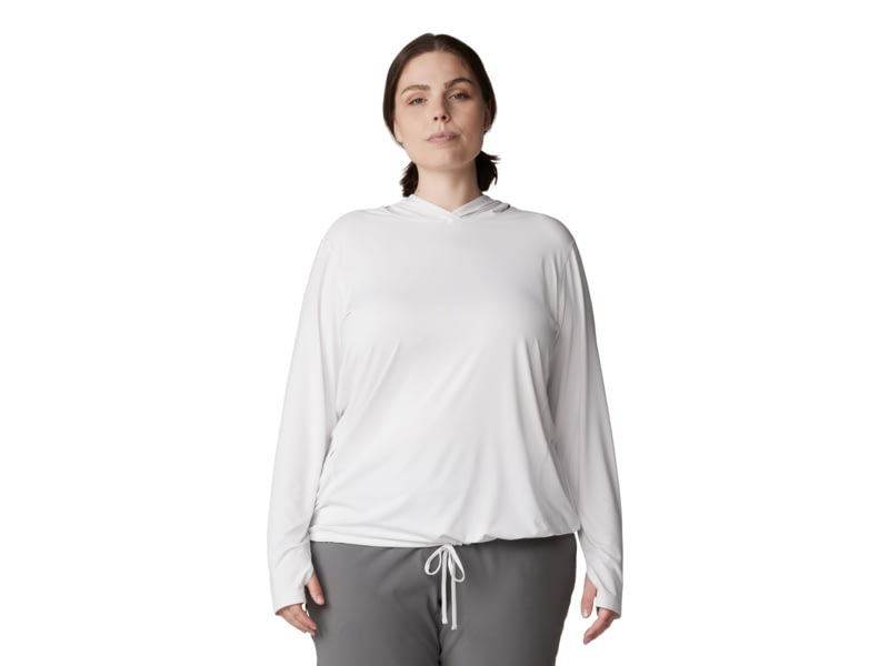 Mountain Hardwear Crater Lake LS Hoody - Women's Extended Frozen In Lime Lx7 1829682-386-3X