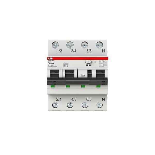 ABB Stotz S&J FI/LS-Schalter DS203NC C16 A30 2CSR256140R1164 Image