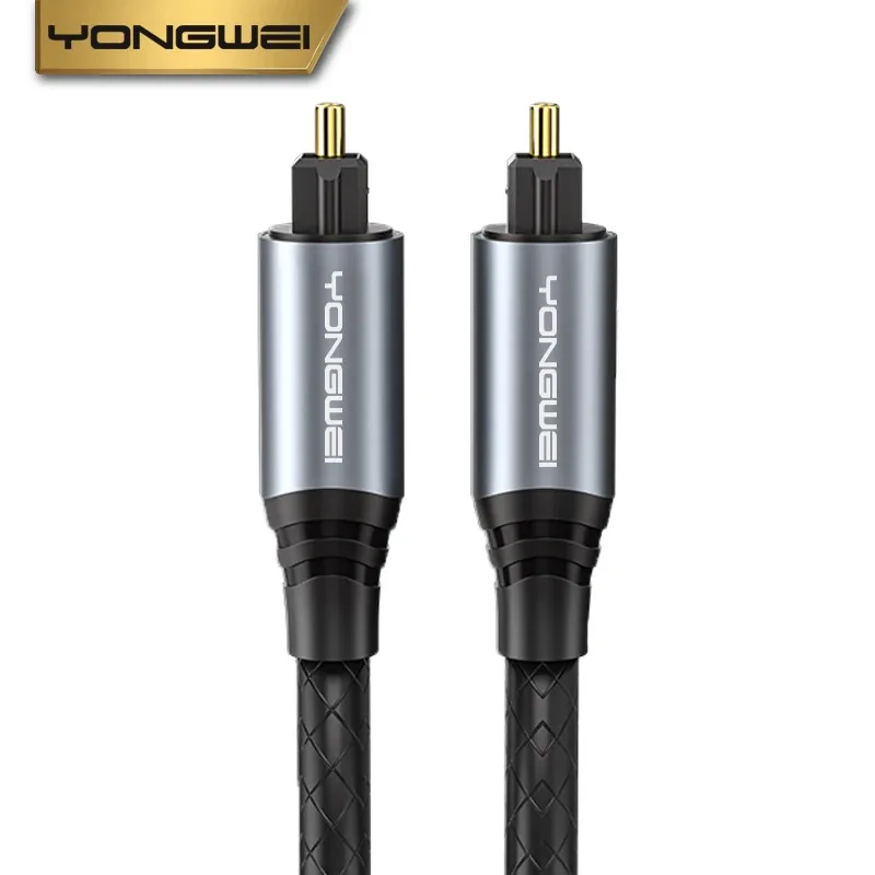 YONGWEI SPDIF Glasfaser-Toslink-Audiokabel 5.1 Digitales Optisches Audiokabel für TV-Box PS4 Lautsprecherkabel Soundbar Verstärker Subwoofer Image