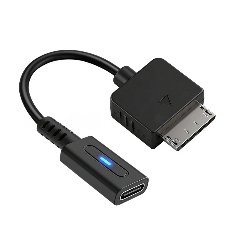 PD Typ-C USB-Kabel für PSP Go Controller Ladeadapter Typ-C LED-Konverterkabel für Sony PSP Go Spielkonsole Stromkabel Image