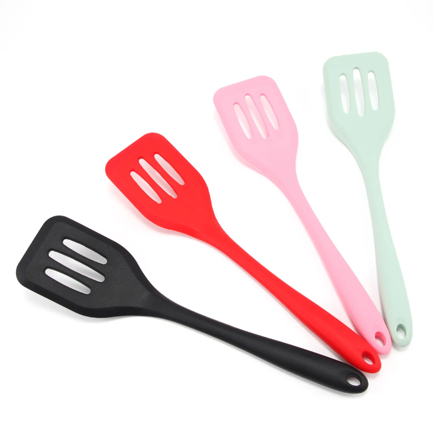Tourneurs de cuisine en Silicone, Gadgets, spatule, œuf, poisson, poêle à frire, pelle à friture, tourneurs à fente, outils de cuisine, ustensiles de cuisine