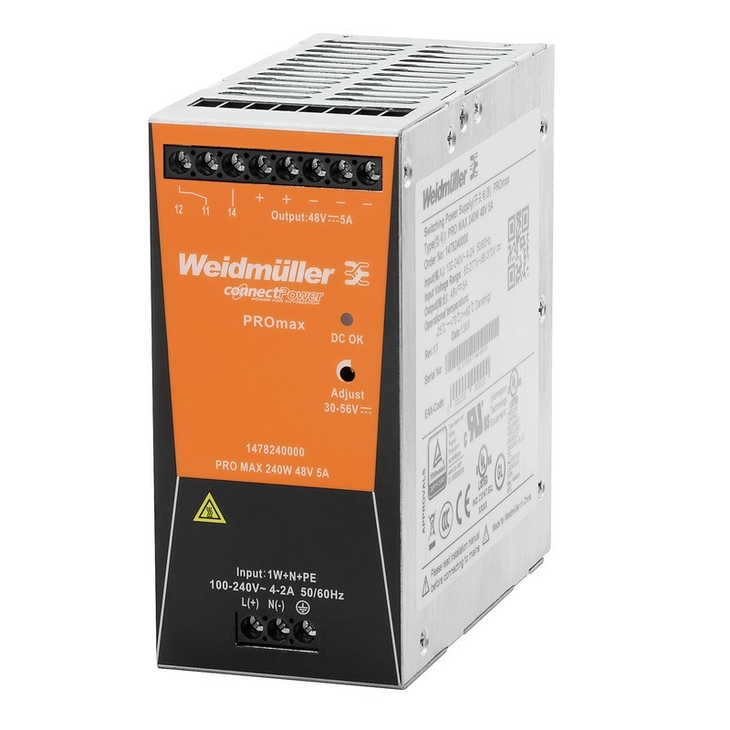 Weidmüller Stromversorgung PRO MAX 240W 24V 10A 1478130000 Image