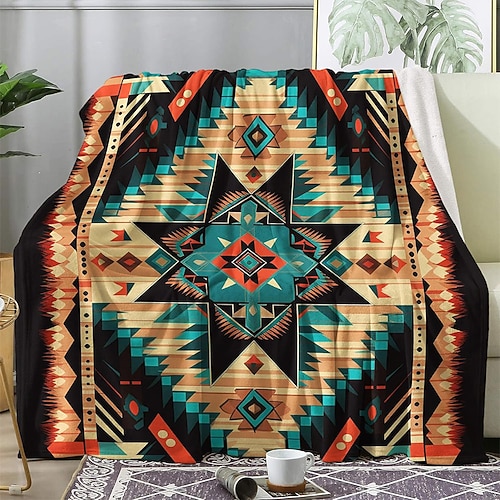 Tag der Unabhängigkeit Fleecedecken Überwurfdecke für die Couch Geschenk Klassisch Mystiker Sofa Bett Dekorative Decke Warme Decke Wohndeko Image