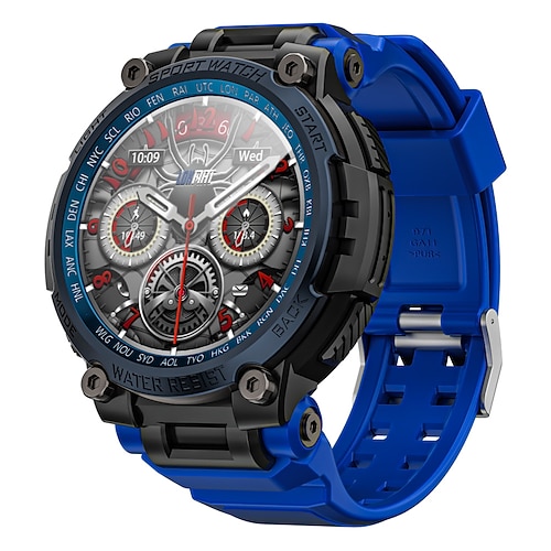 LOKMAT ATTACK MAX Smartwatch 1.54 Zoll Smartwatch mit Bluetooth-Anruffunktion Schrittzähler Anruferinnerung Aktivitäts-Tracker Kompatibel mit Android iOS Unisex Langer Standby Freisprechanrufe Image