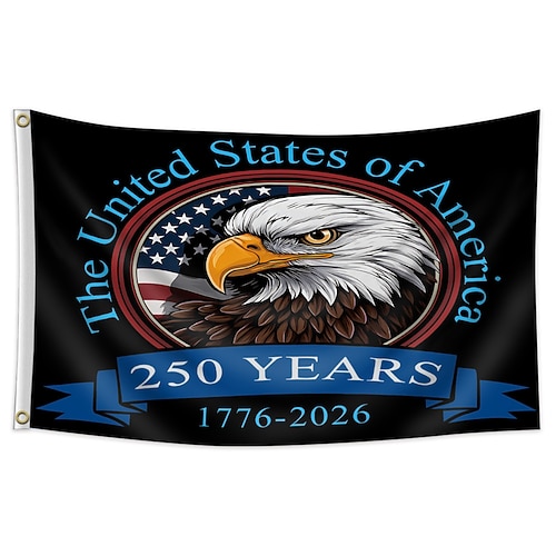 2er-Pack USA-Flagge zum 250-jährigen Jubiläum Image