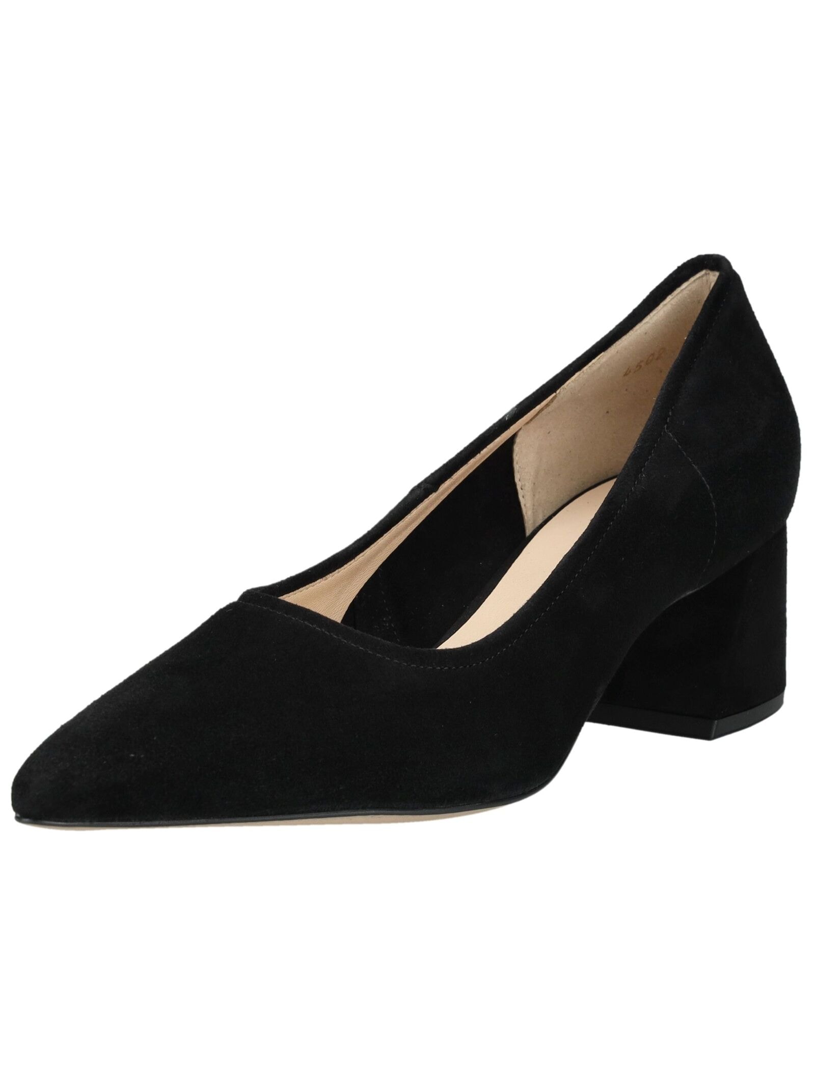 Pumps HÖGL "Högl Pumps Veloursleder", Damen, Gr. 37, schwarz, schwarz, Veloursleder, Schuhe Pumps