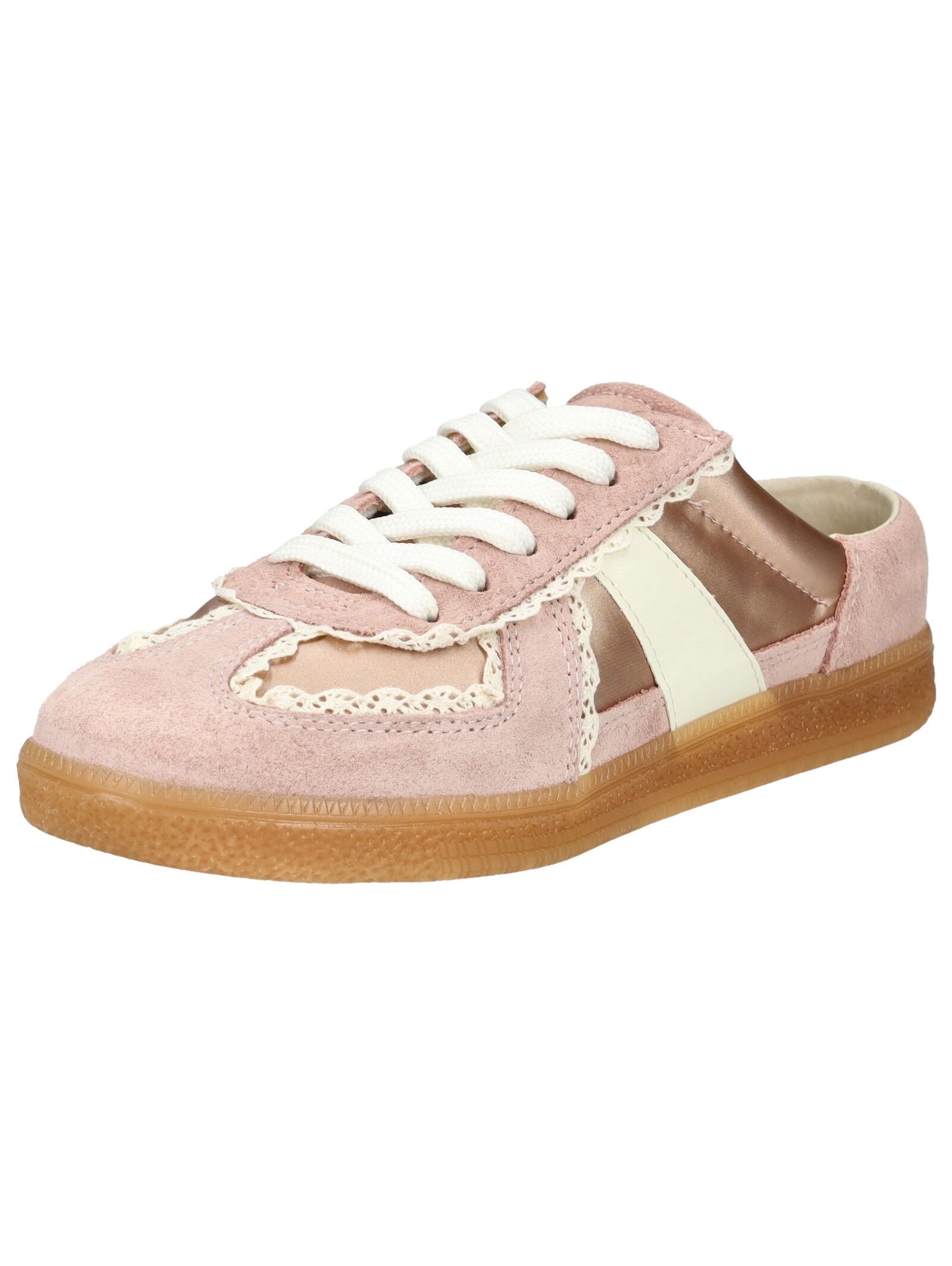 Pantolette STEVE MADDEN "STEVE MADDEN Pantoletten Leder", Damen, Gr. 38, rose, Leder, Schuhe Pantolette