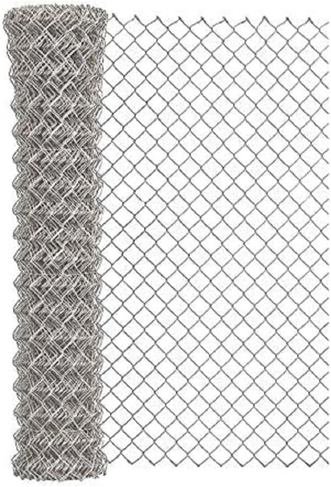 Maschendrahtzaun Viereckgeflecht Maschendrahtgeflecht Drahtzaun grün, anthrazit oder verzinkt Höhe 80 - 200 cm, Länge 15 - 25 m Image