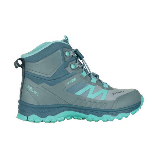 Trollkids - Kid's Sirdal Hiker Mid - Wanderschuhe 33 | EU 33 türkis