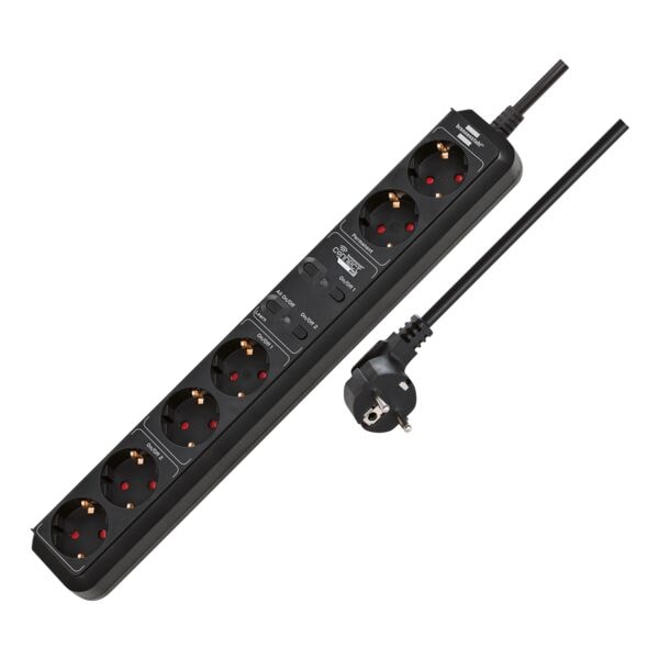 Brennenstuhl 6-fach WLAN Steckdosenleiste »Ecolor« schwarz Image