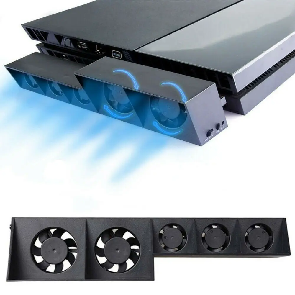 Lüfter Kühlung Kühler Für Sony PS4 Pro Slim Spielkonsole Playstation Play Station PS4 Zubehör Ständer Unterstützung Basis Halter Consola