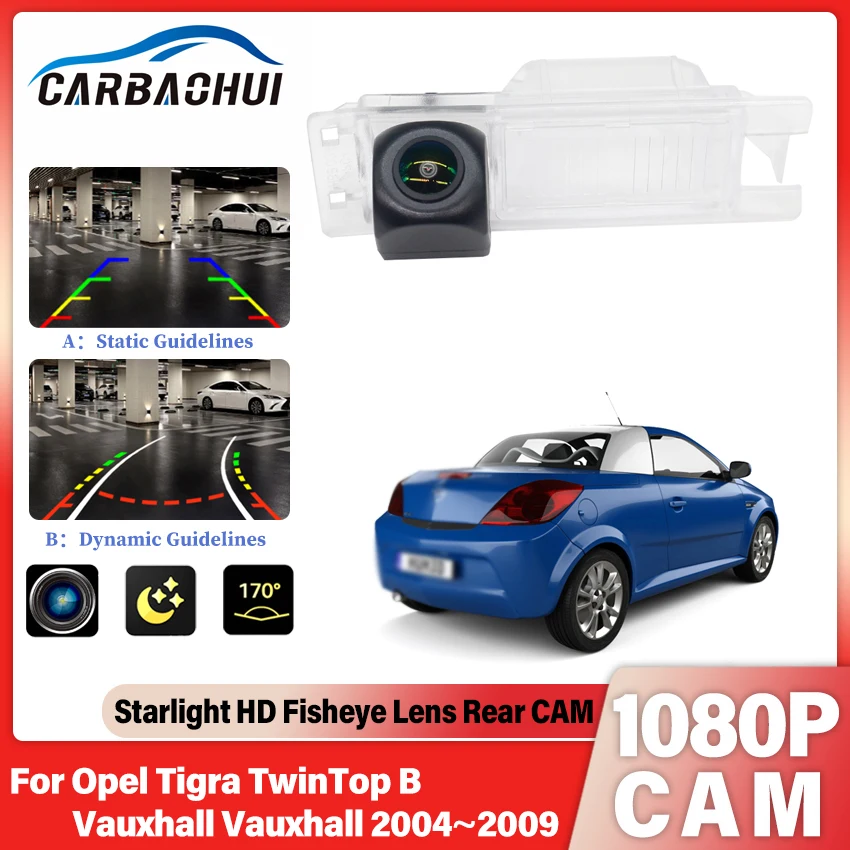 Rückansicht Kamera Für Opel Tigra TwinTop B Vauxhall Vauxhall 2004 ~ 2009 Fisheye CCD Nachtsicht Kennzeichen Reverse kamera Image