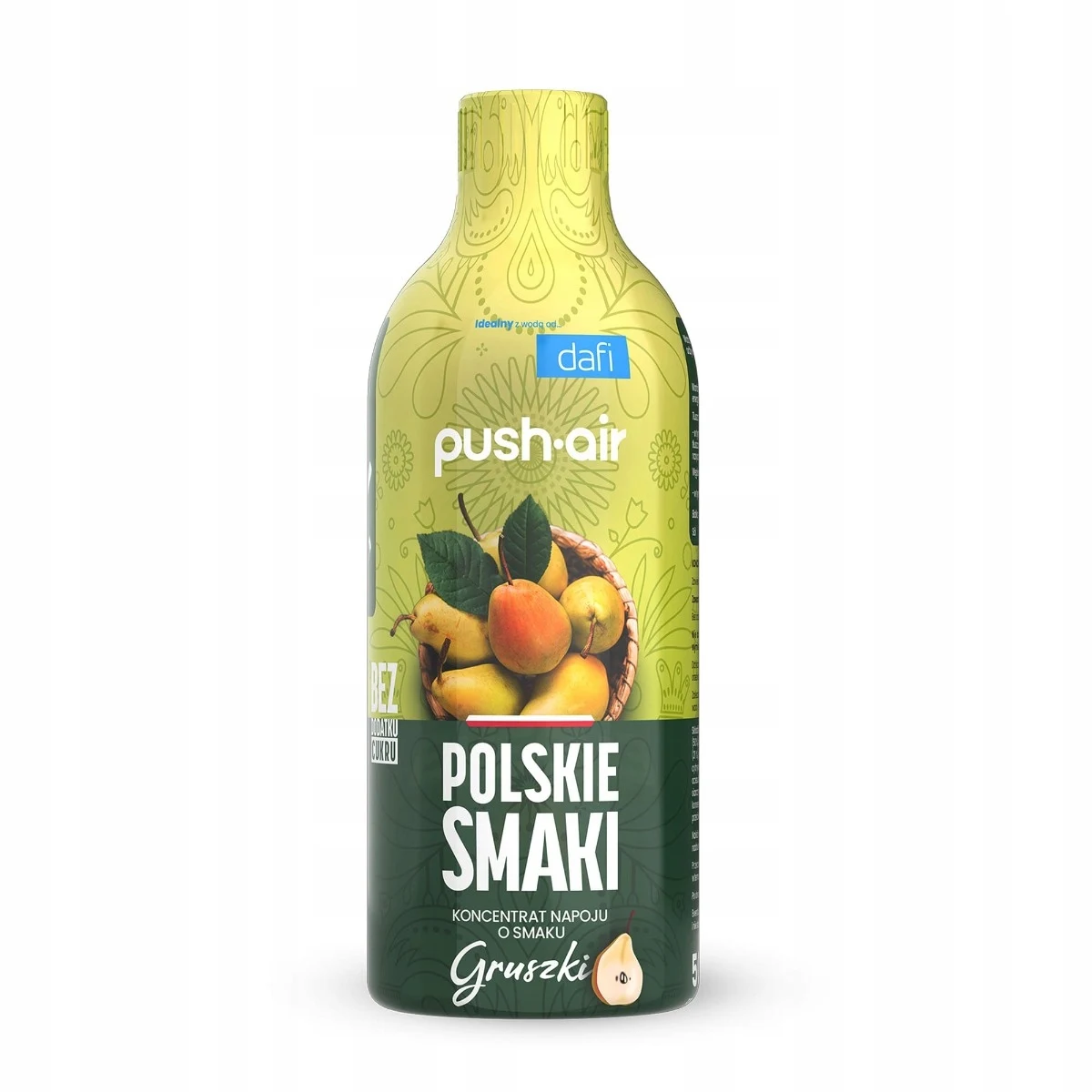 Dafi PushAir Wasserkonzentrat 500 ml Sirup mit natürlichem Birnengeschmack Image