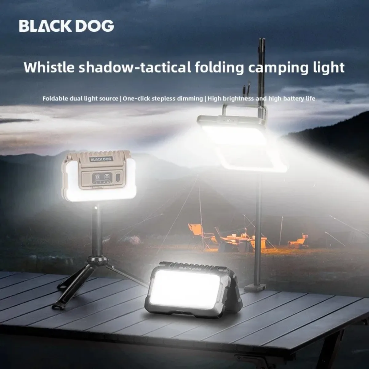 Blackdog Outdoor Camping Stromausfall Heimbeleuchtung Außenleuchten Zeltlichter Lange Reichweite Notlichter Umgebungslicht Image