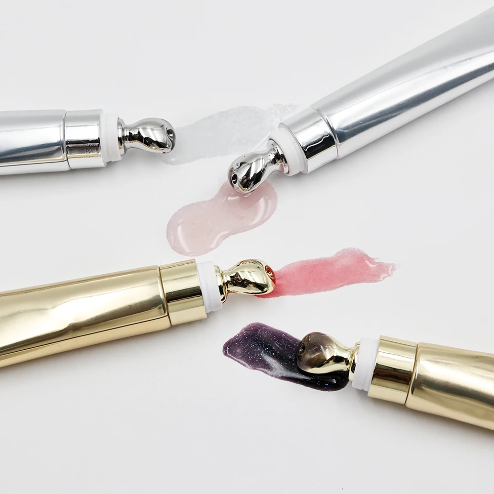 Olio Labbra Lucido Cambia Colore Vegano Trasparente al Gusto Frutta Gloss Volumizzante Aromatizzato Tinta Labbra Effetto Glow Olio Labbra Tintato Private Label