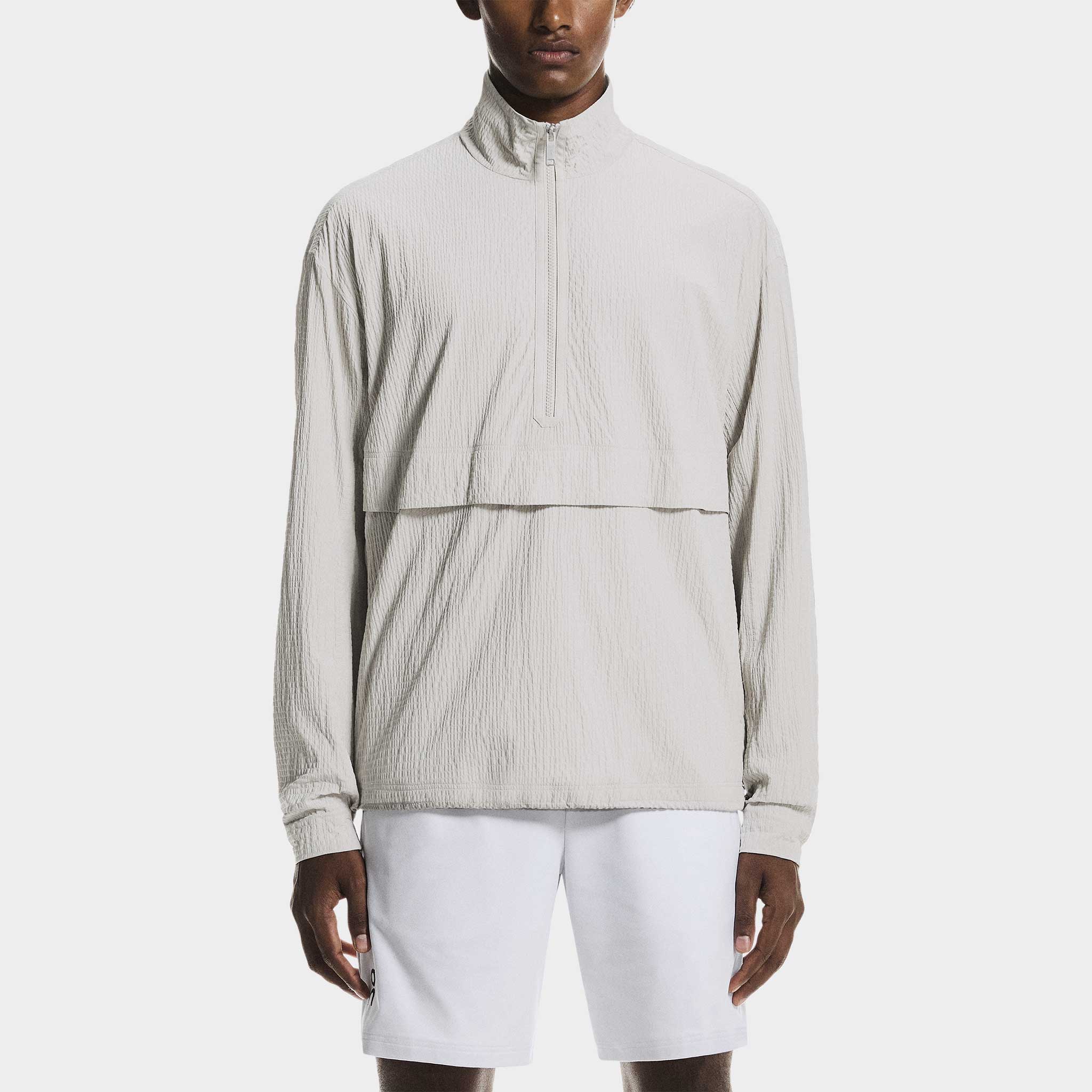On Courtside 1/2 Zip Eaze Men's Tennis Apparel Sand
