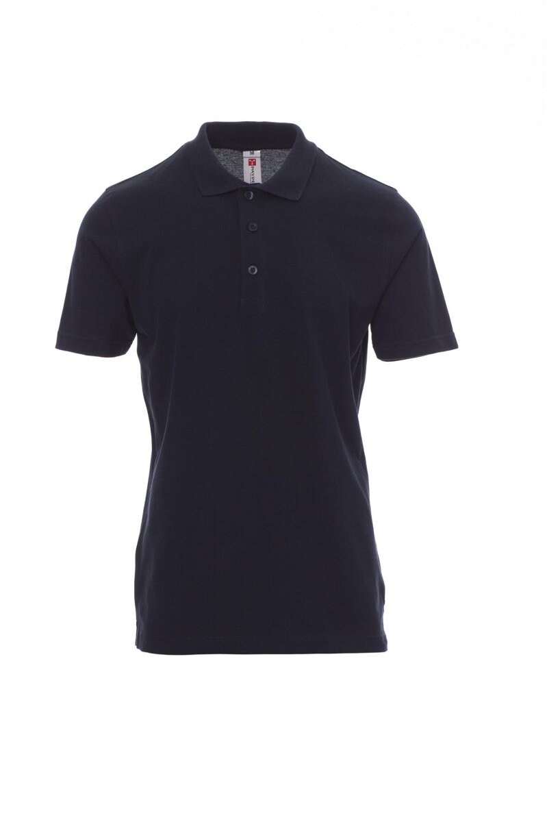 PAYPER Poloshirt ROME - Herren - Baumwolle Piqué - Ton-in-Ton Knöpfe marineblau 4XL Image