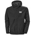 Helly Hansen Mens Seven J Rain Jacket, L, Black