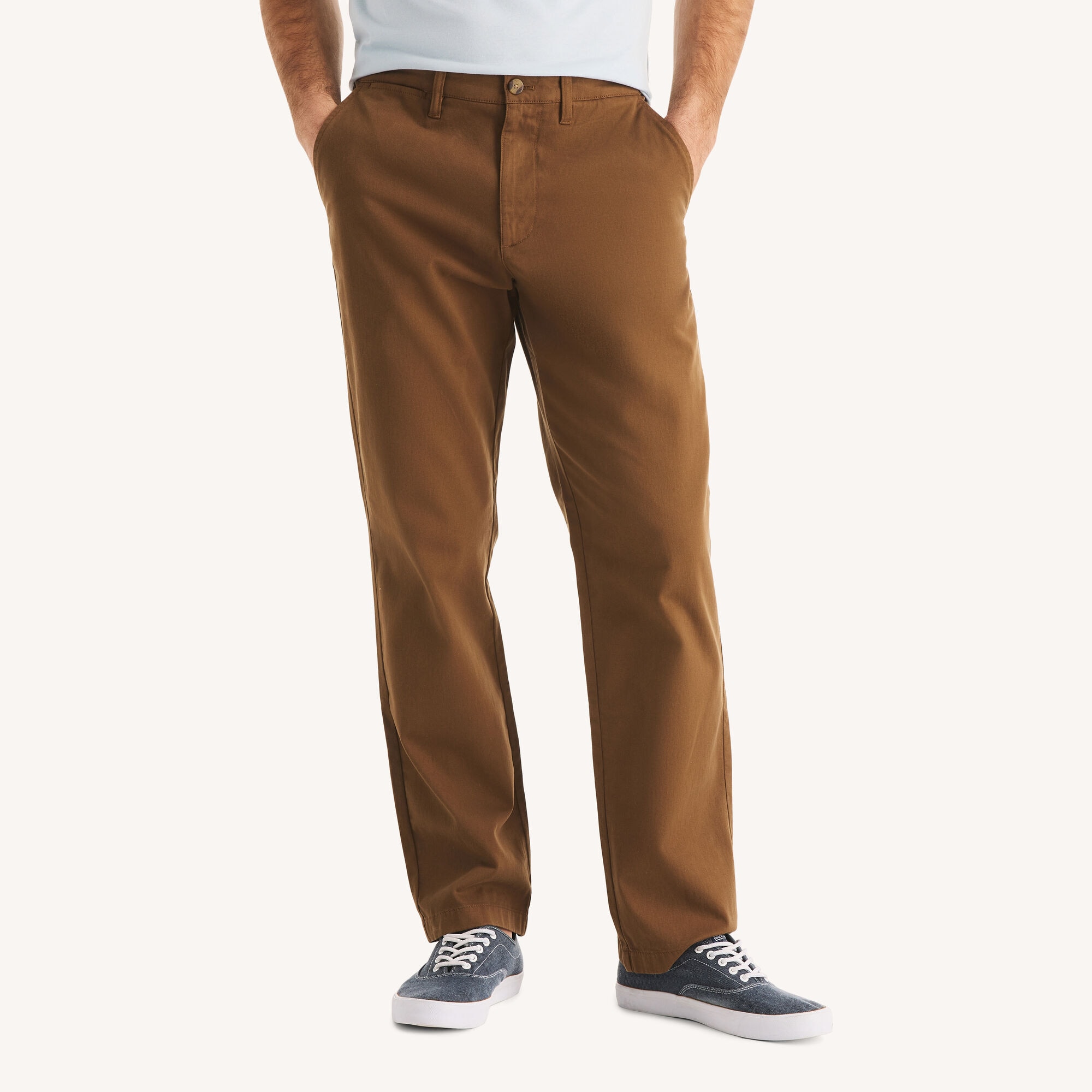Nautica Men's Garment-Dyed Deck Pant 246 (Paddle Brown), 33x30