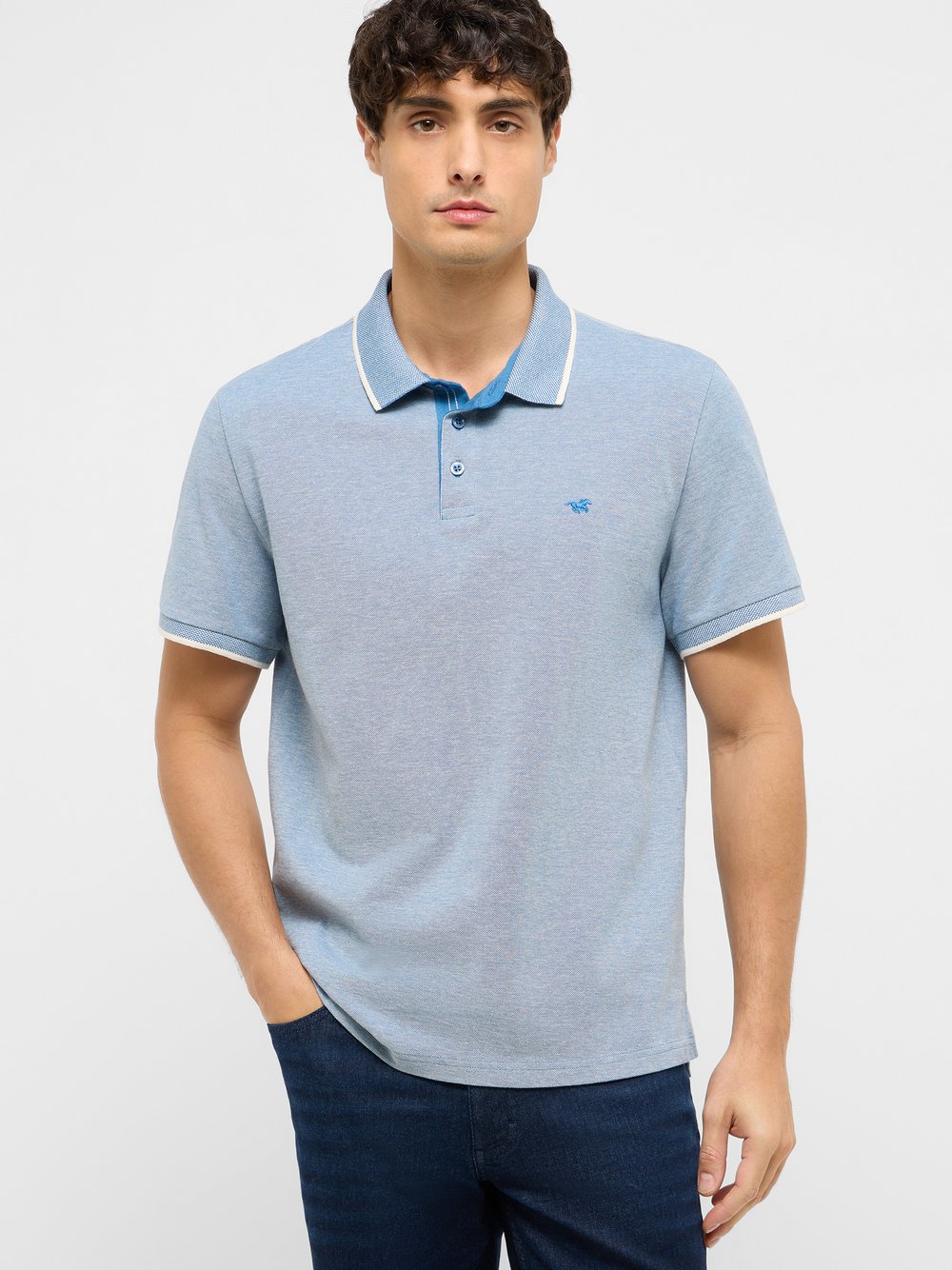 Mustang Polo Herren blau, L Image
