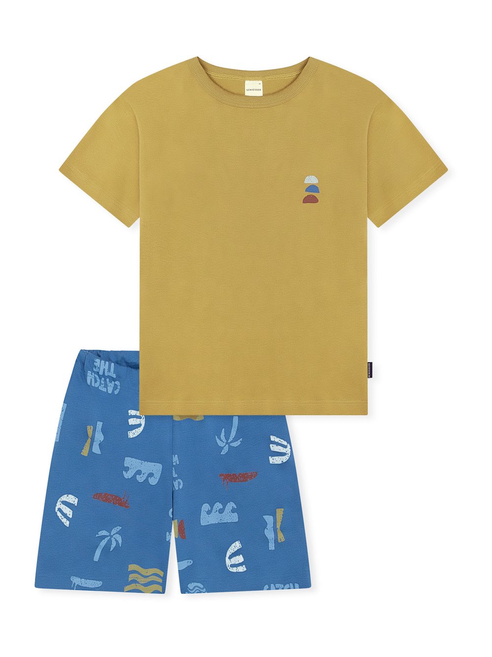 Schiesser Pyjama Jungen khaki, 104 Image