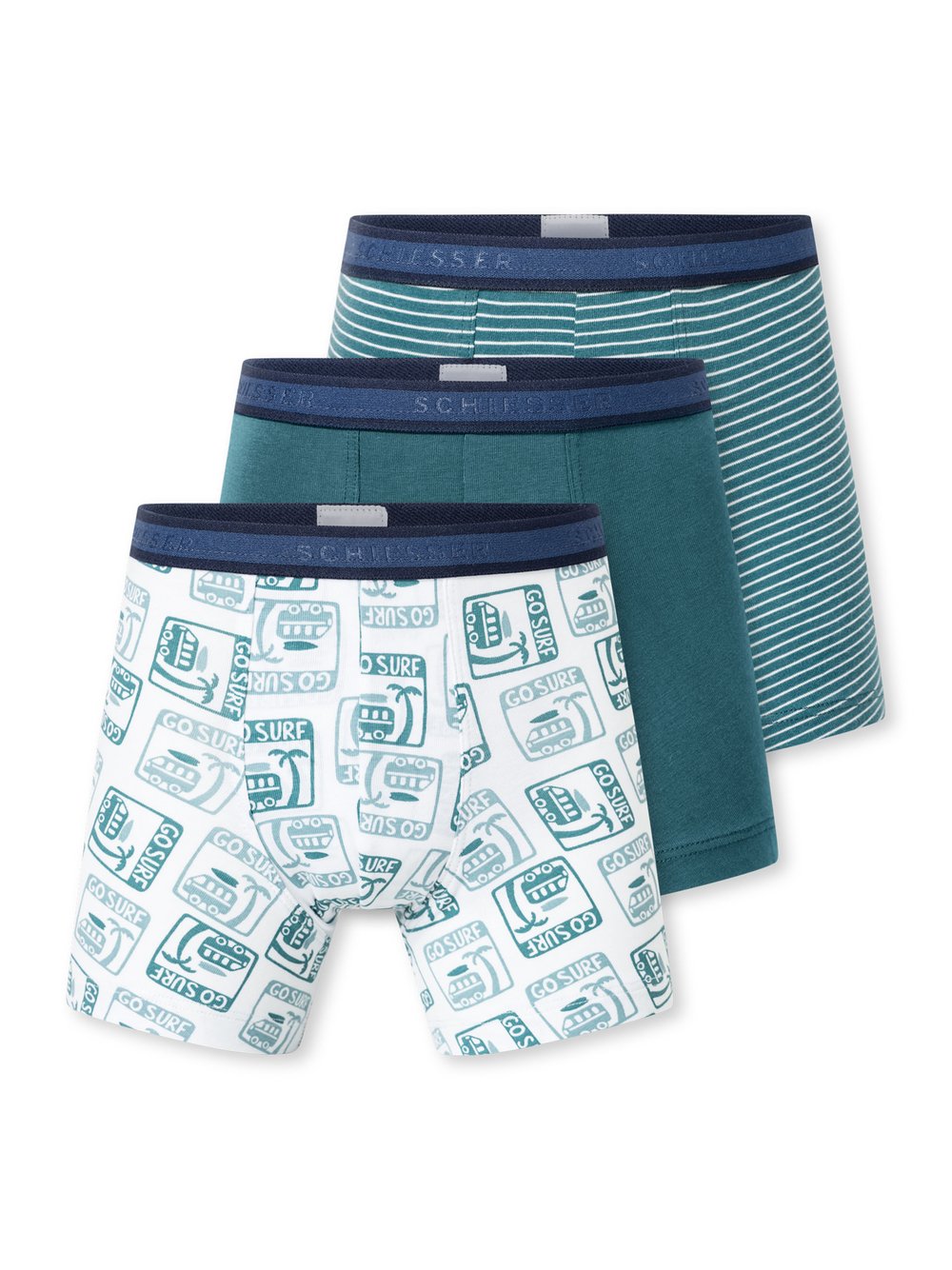 Schiesser Trunk Jungen mehrfarbig, 140 Image