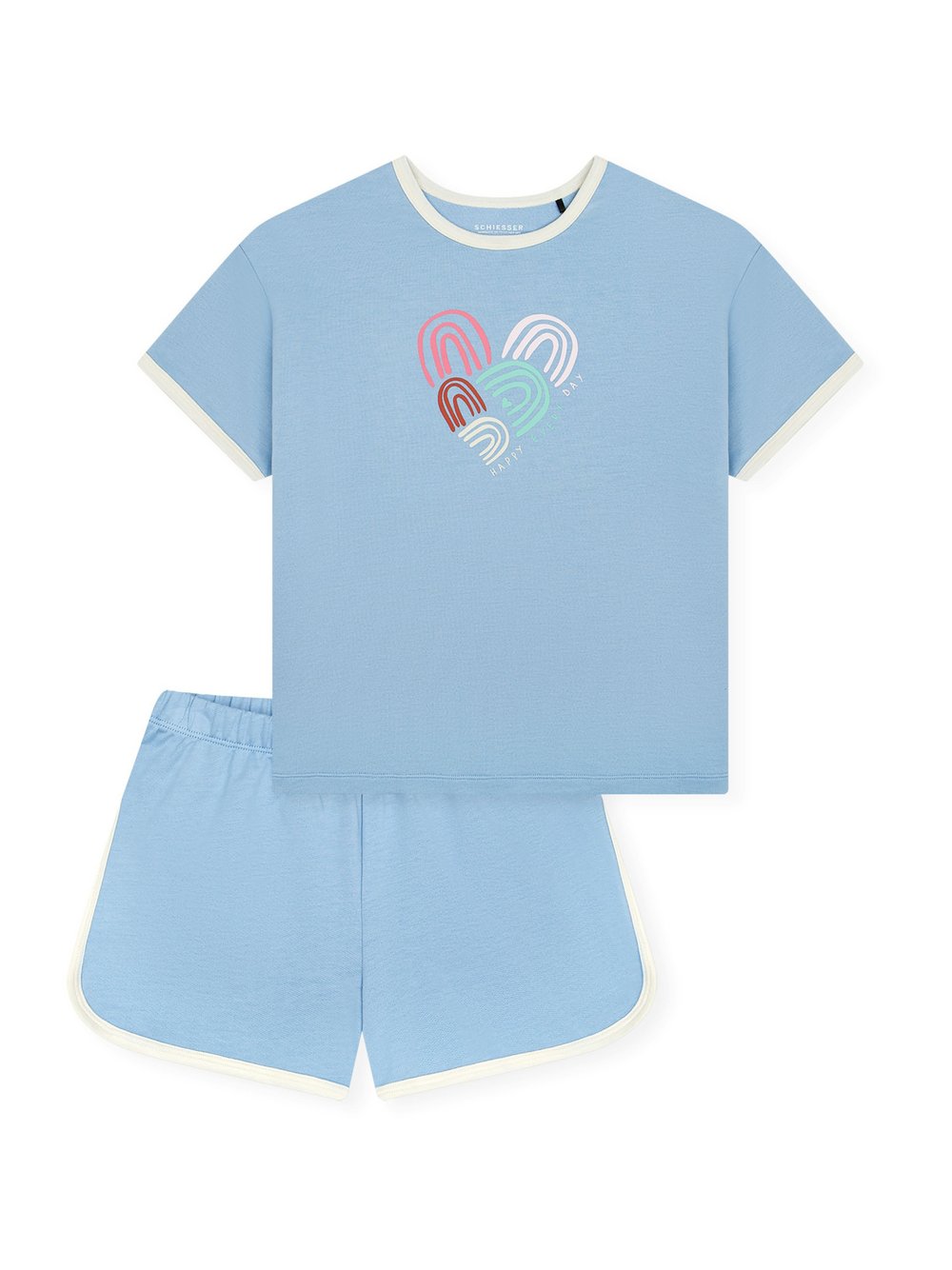 Schiesser Pyjama Mädchen blau, 152 Image