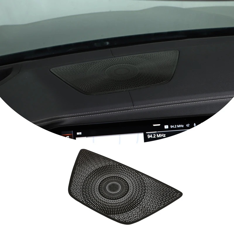 Edelstahl Armaturenbrett Lautsprecher-Rahmen Dekorationsabdeckung für BMW X5 G05 2019-2026 Innenraum-Zubehör Image