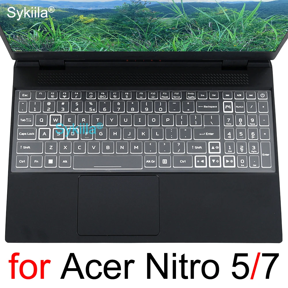 Tastaturabdeckung für Acer Nitro 5 Spin 7 AN515 AN517 AN715 51 52 53 54 55 56 57 V 15 17 VN7 Silikon-Schutzhülle, Zubehör Image