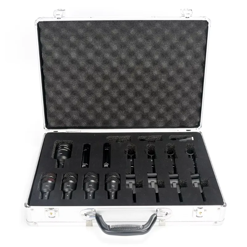 DP72 7-teiliges Studio-Trommel-Karaoke-Mikrofon-Set, professionelles Trommel-Mikrofon-Set mit Gruppe Kick Wire, voll für Audix Image